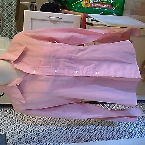 Mens vintage pink made in USA 🇺🇸 button down shirt 👕 size 15.5 - Picture 1 of 3